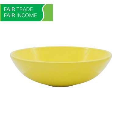 Bitto Duftlampe Malmö In Metallblau – Fair Trade Aromalampe Aus Bambus & Keramik Mit Kerze