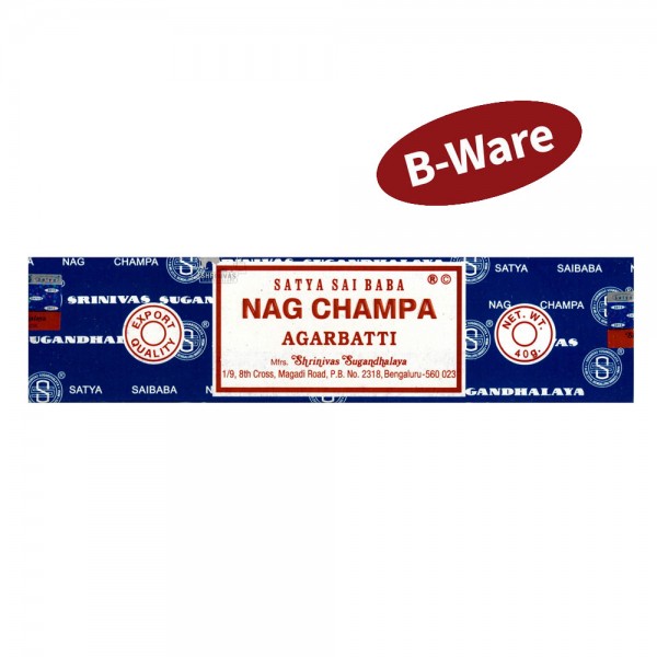 Räucherstäbchen Nag Champa Satya Sai Baba 40g B Ware - statt VK € 6,90