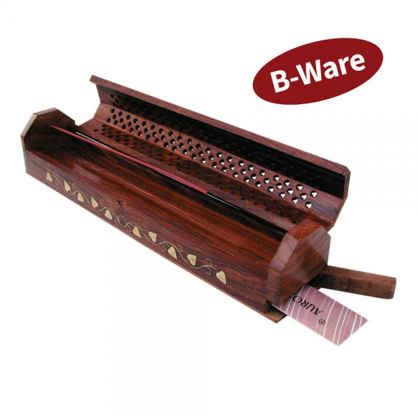 Räucherstäbchenbox, Holz - B Ware - statt bisher VK € 10,40