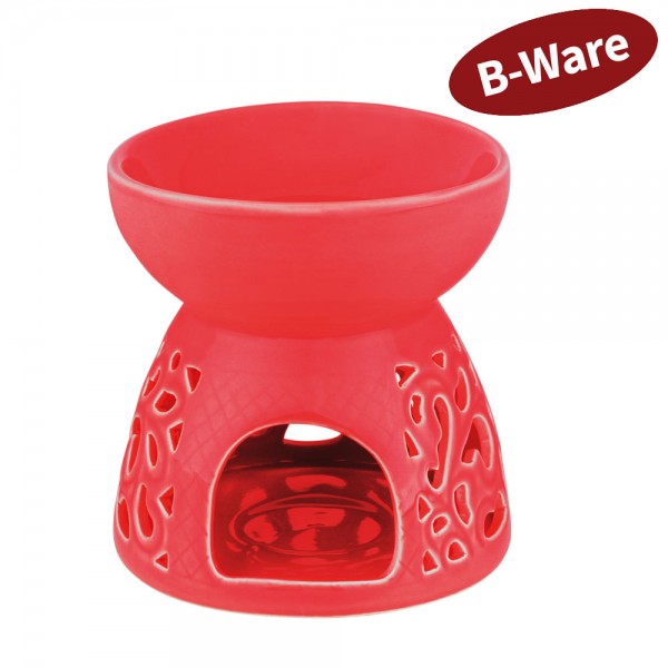 Duftlampe SIENA korallrot B Ware - statt bisher VK € 17,80