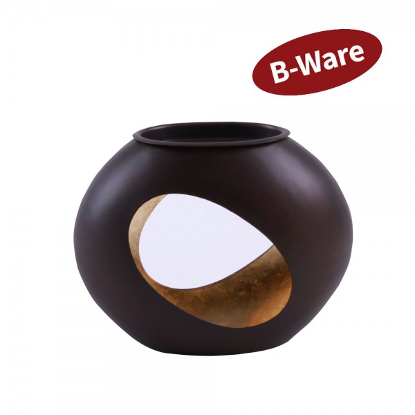 Windlicht &amp; Duftlampe MANIPUR golden B Ware - statt bisher VK € 24,00