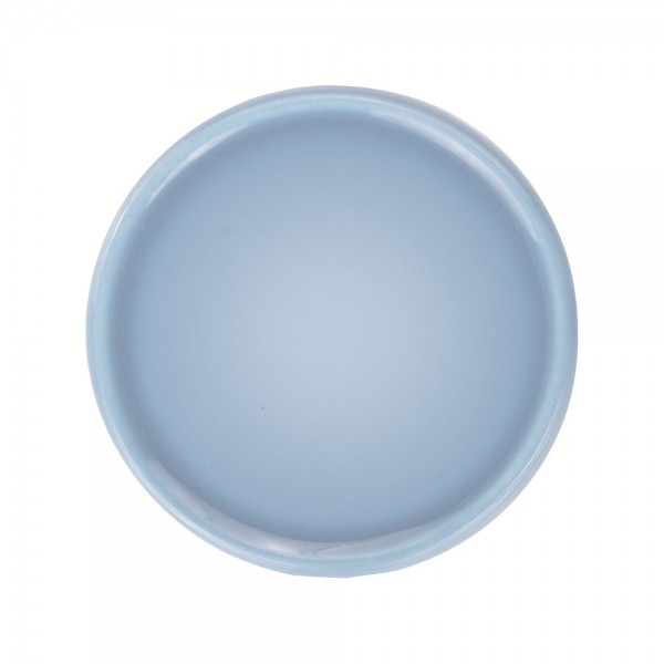 Keramik-Unterteller hellblau