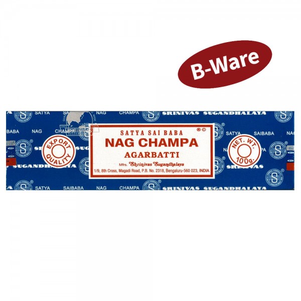 Nag Champa Satya Sai Baba Maxipack 100g B Ware - statt bisher VK € 15,20